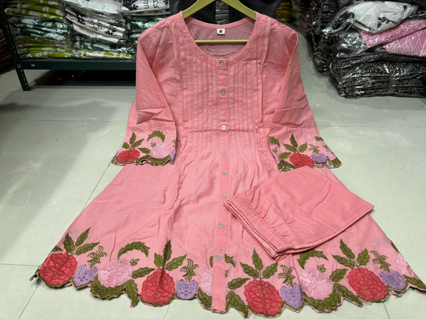 Elegant Embroidered Co-ord Set
