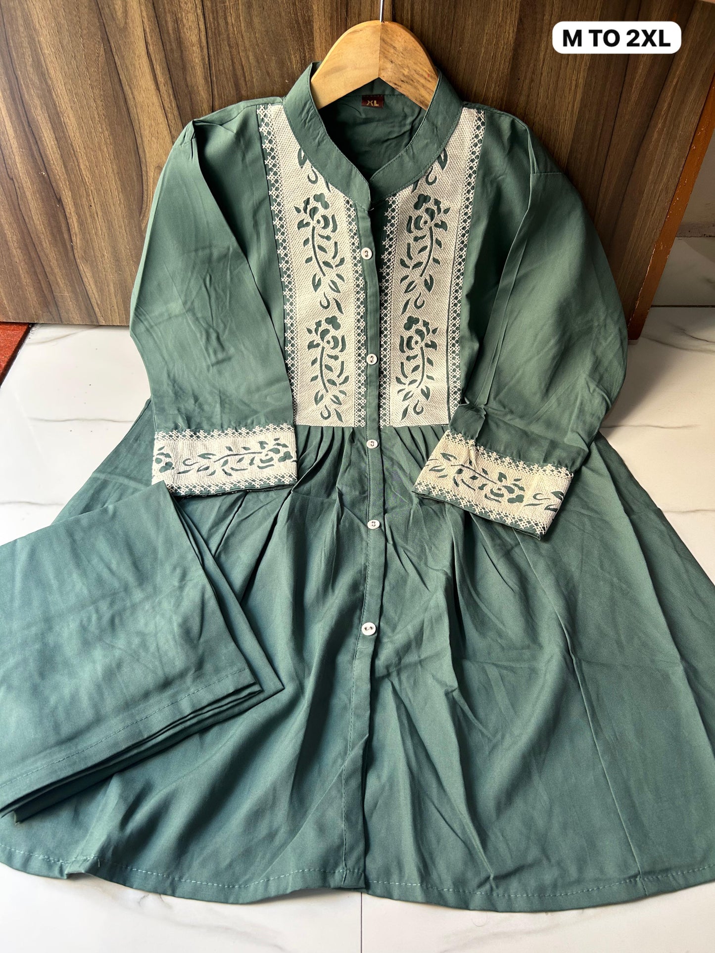 Stylish Embroidered Top Co-ord Set