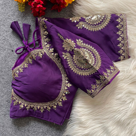 Royal Jodha Style Bridal Blouse For Saree or Skirt