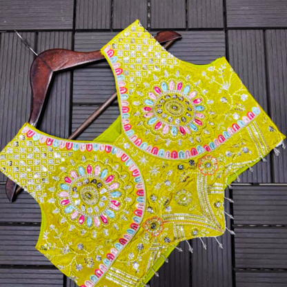 Trending Ready To Wear Yellow Saree