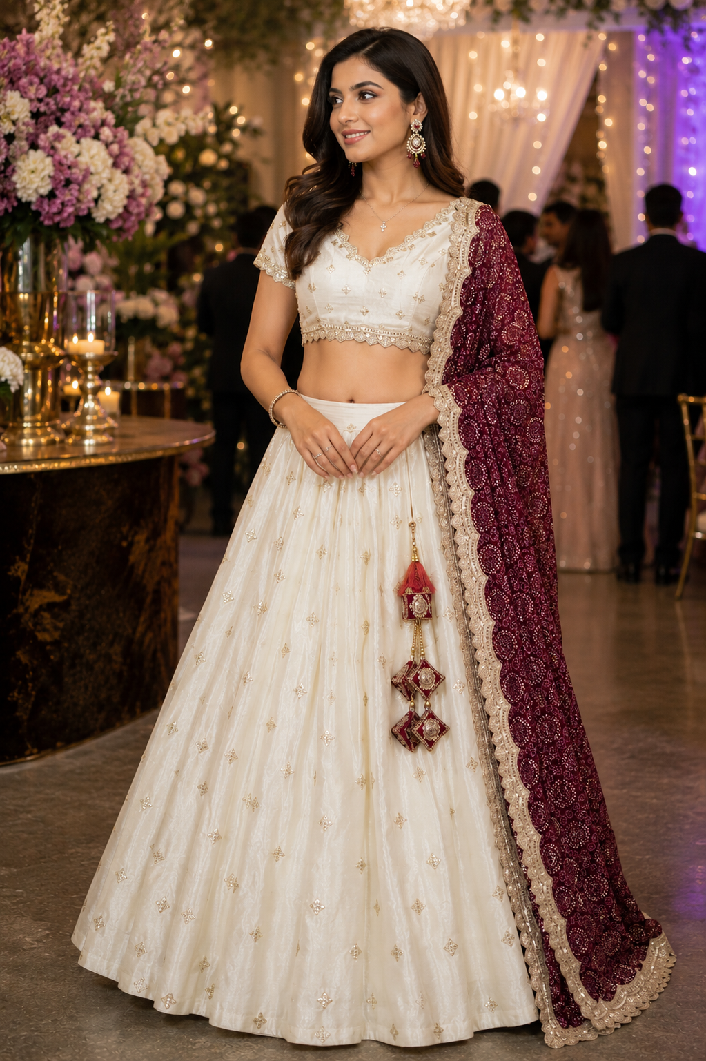 Stunnning Designer embroidered Lehenga Choli Set