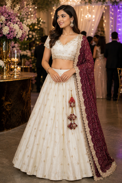Stunnning Designer embroidered Lehenga Choli Set