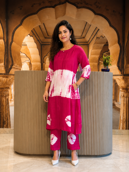 Premium Tie-Dye Muslin Co-ord Set