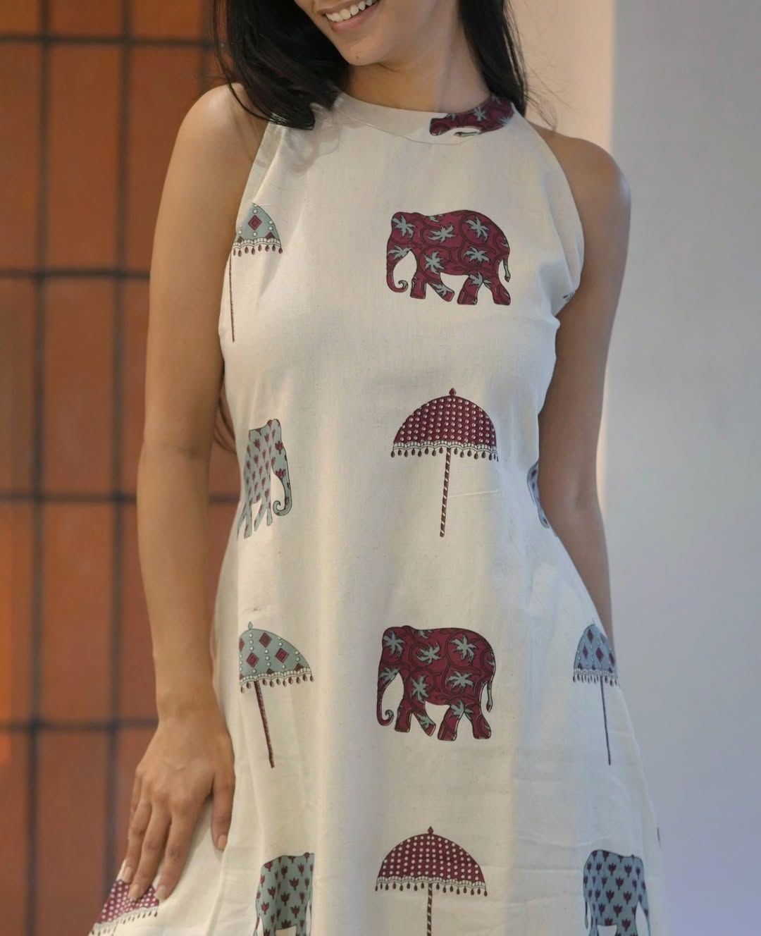 Premium Elephant Print Cotton Co-ord Set