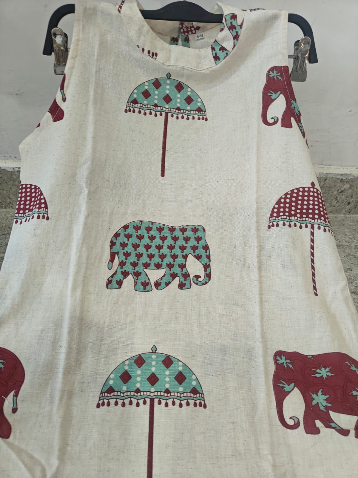 Premium Elephant Print Cotton Co-ord Set