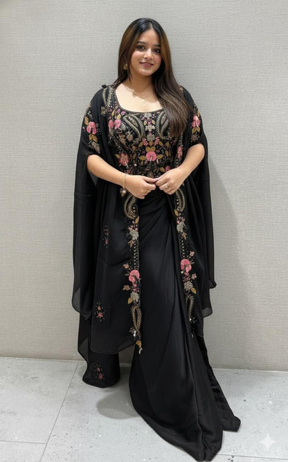Party Special Silk Indo-Western Set