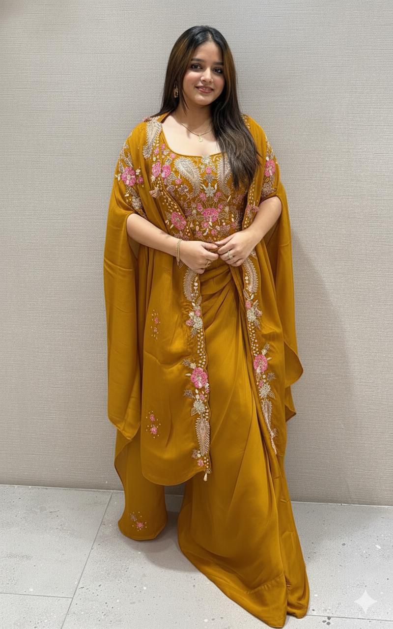Party Special Silk Indo-Western Set