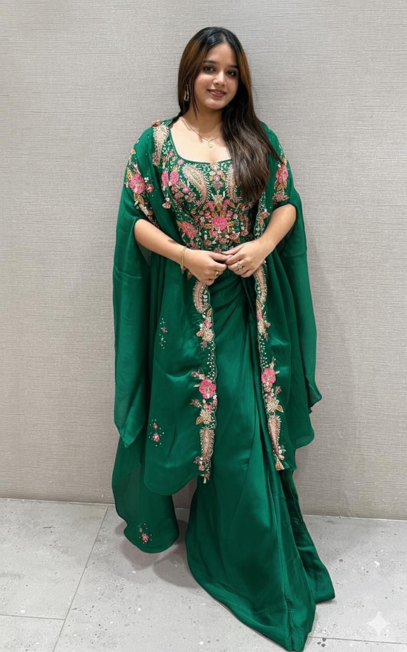 Party Special Silk Indo-Western Set