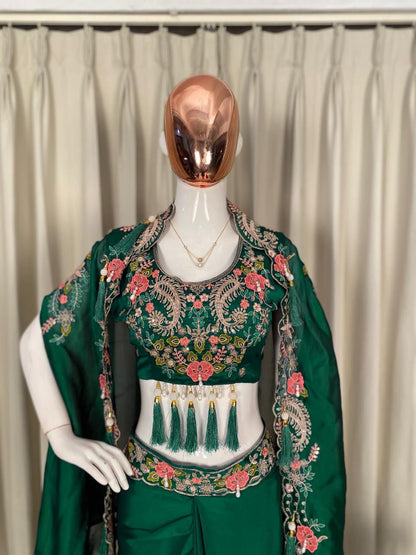 Party Special Silk Indo-Western Set