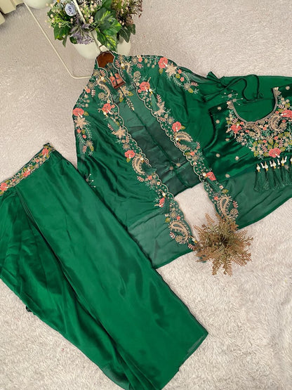 Party Special Silk Indo-Western Set