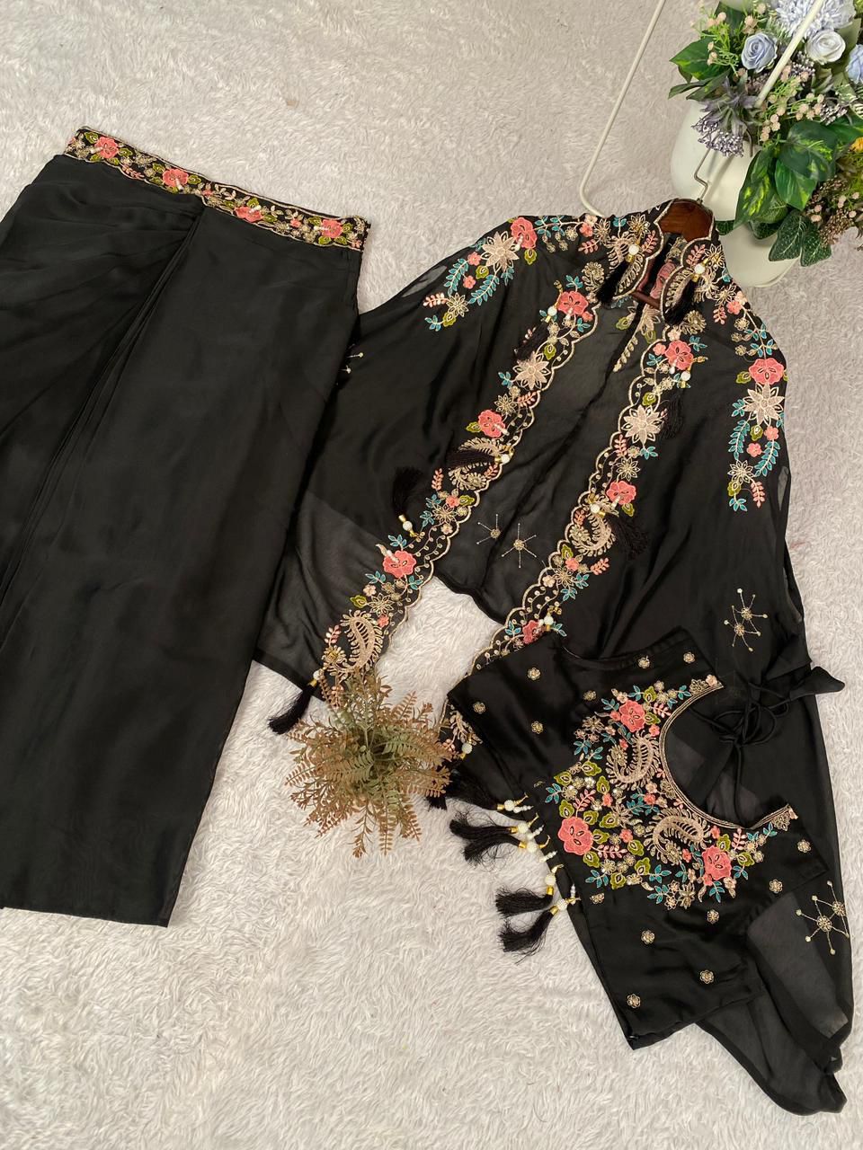 Party Special Silk Indo-Western Set