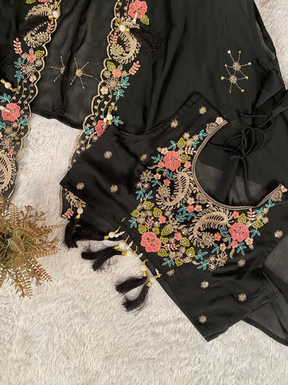 Party Special Silk Indo-Western Set