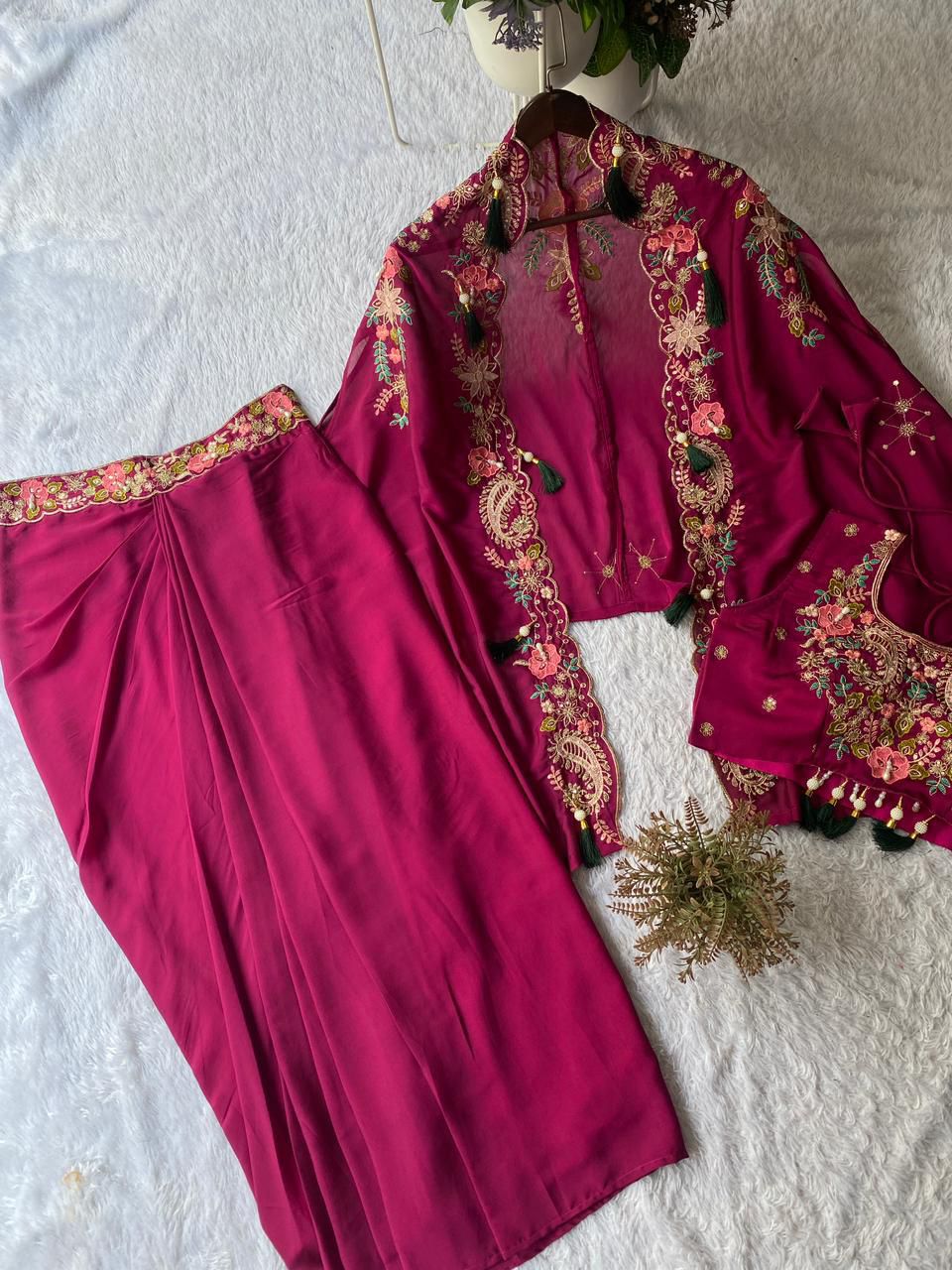 Party Special Silk Indo-Western Set