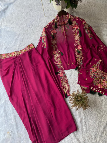 Party Special Silk Indo-Western Set