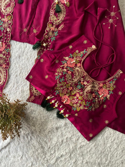 Party Special Silk Indo-Western Set