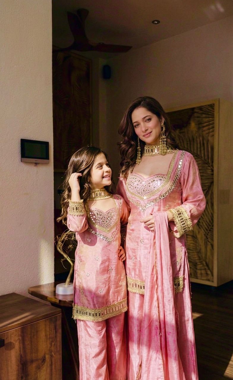 Mom & Daughter Twinning Ethnic Set