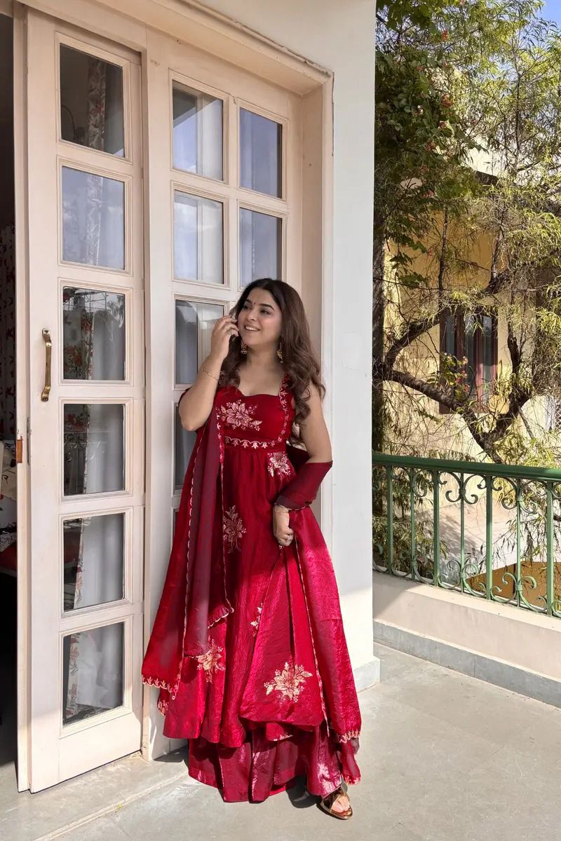 Exclusive 3-piece Anarkali Set