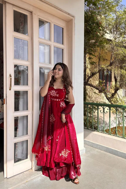 Exclusive 3-piece Anarkali Set
