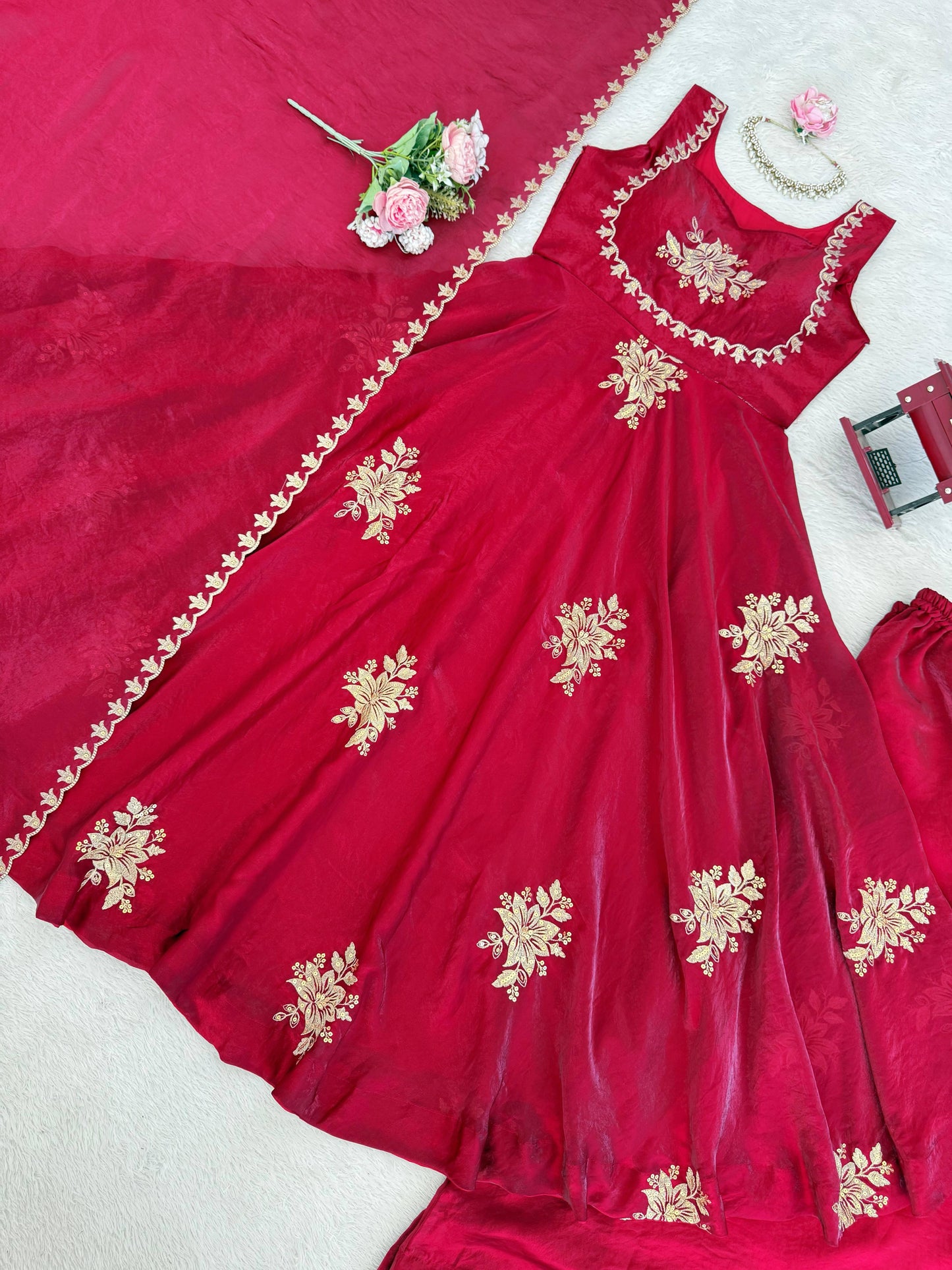 Exclusive 3-piece Anarkali Set