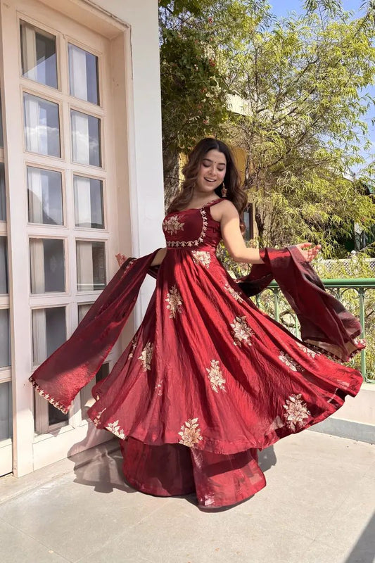 Exclusive 3-piece Anarkali Set