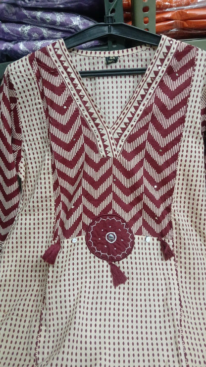 Elegant Trendy Cotton Kurta 3-Piece Set