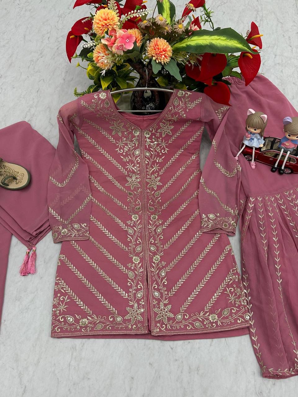 Designer Sharara Party Wear Set