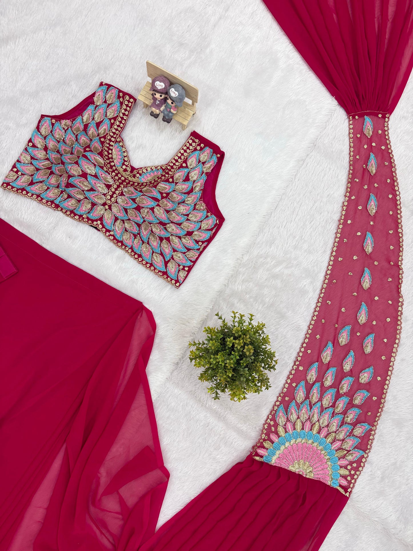 Stylish Modern Drape Saree