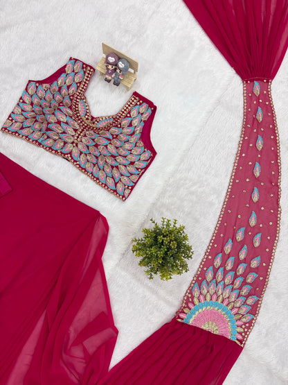 Stylish Modern Drape Saree