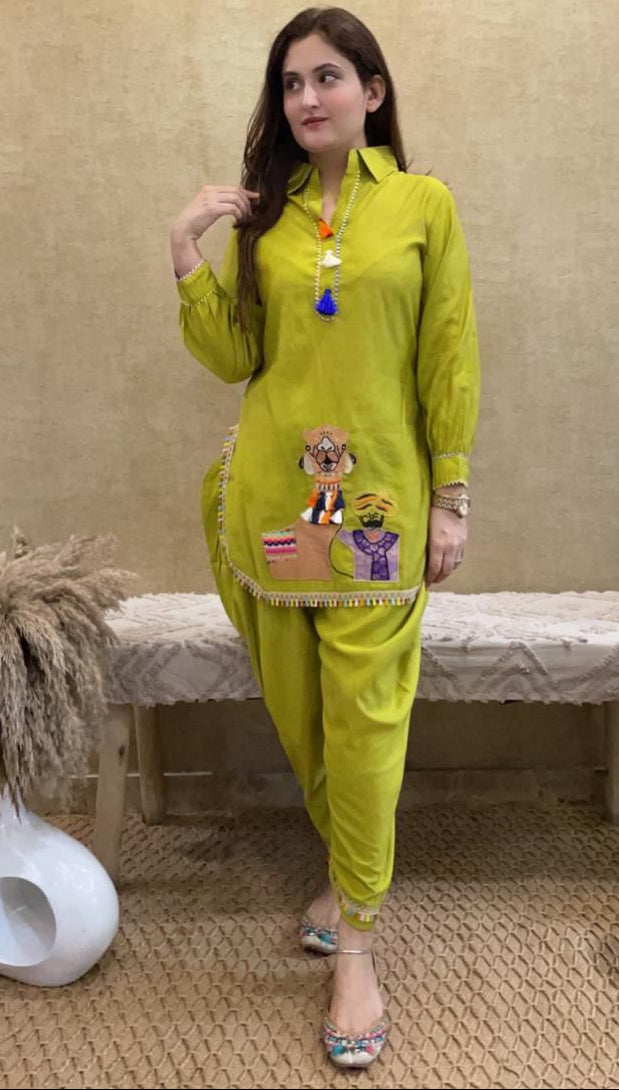 Elegant Embroidered Co-ord Set