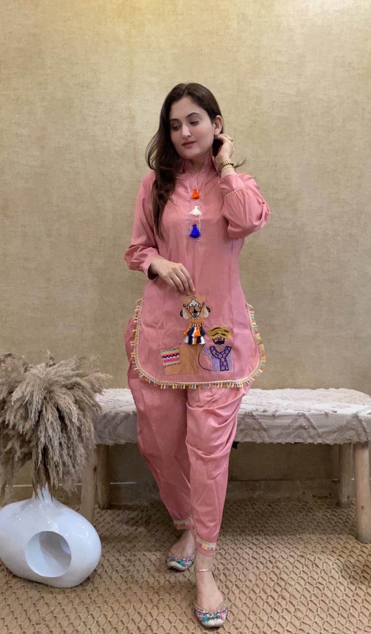 Elegant Embroidered Co-ord Set