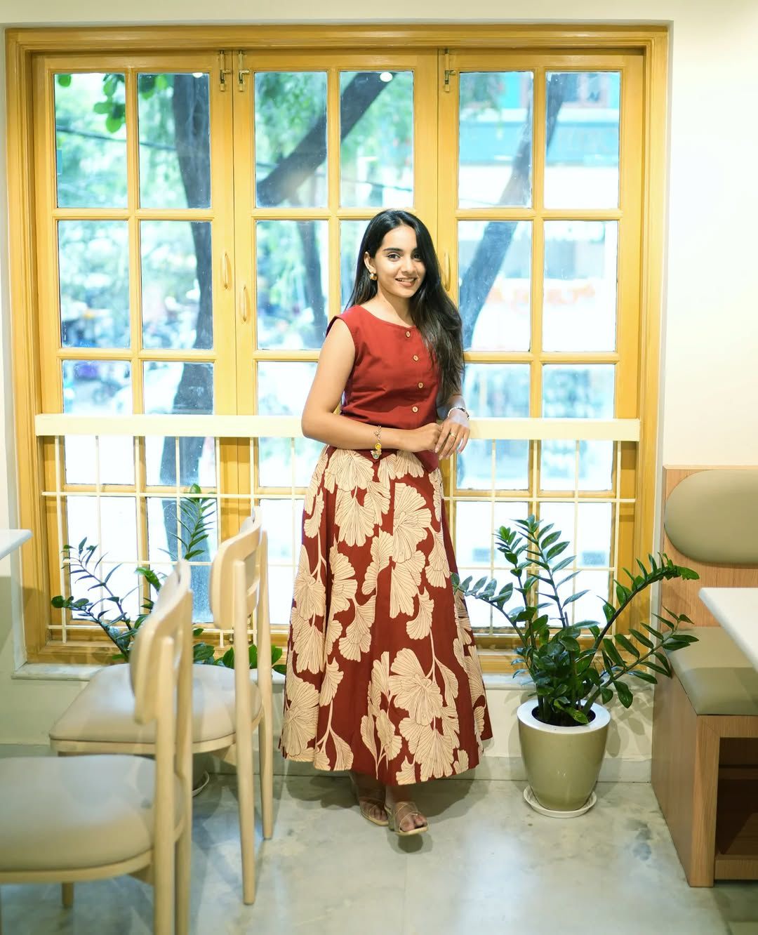 Effortless Cotton Top and Skirt Co-ord Set