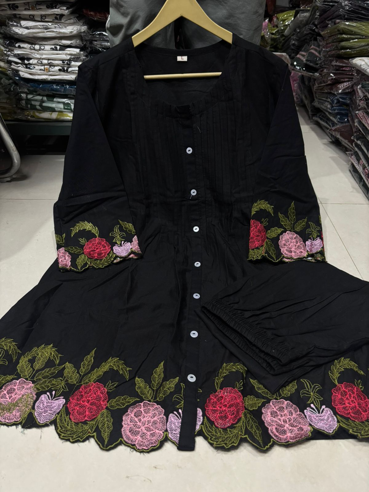 Elegant Embroidered Co-ord Set