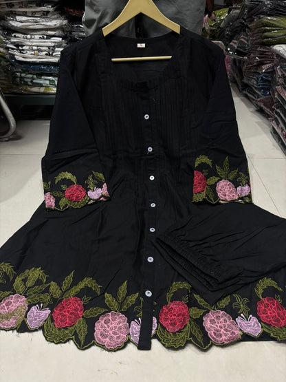 Elegant Embroidered Co-ord Set