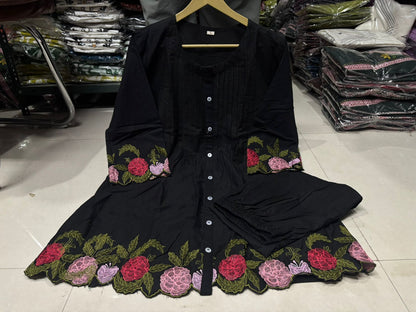 Elegant Embroidered Co-ord Set