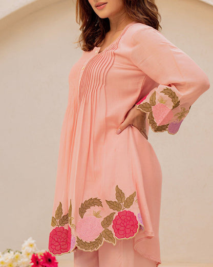 Elegant Embroidered Co-ord Set