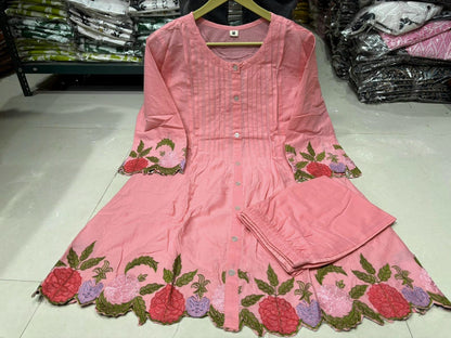 Elegant Embroidered Co-ord Set