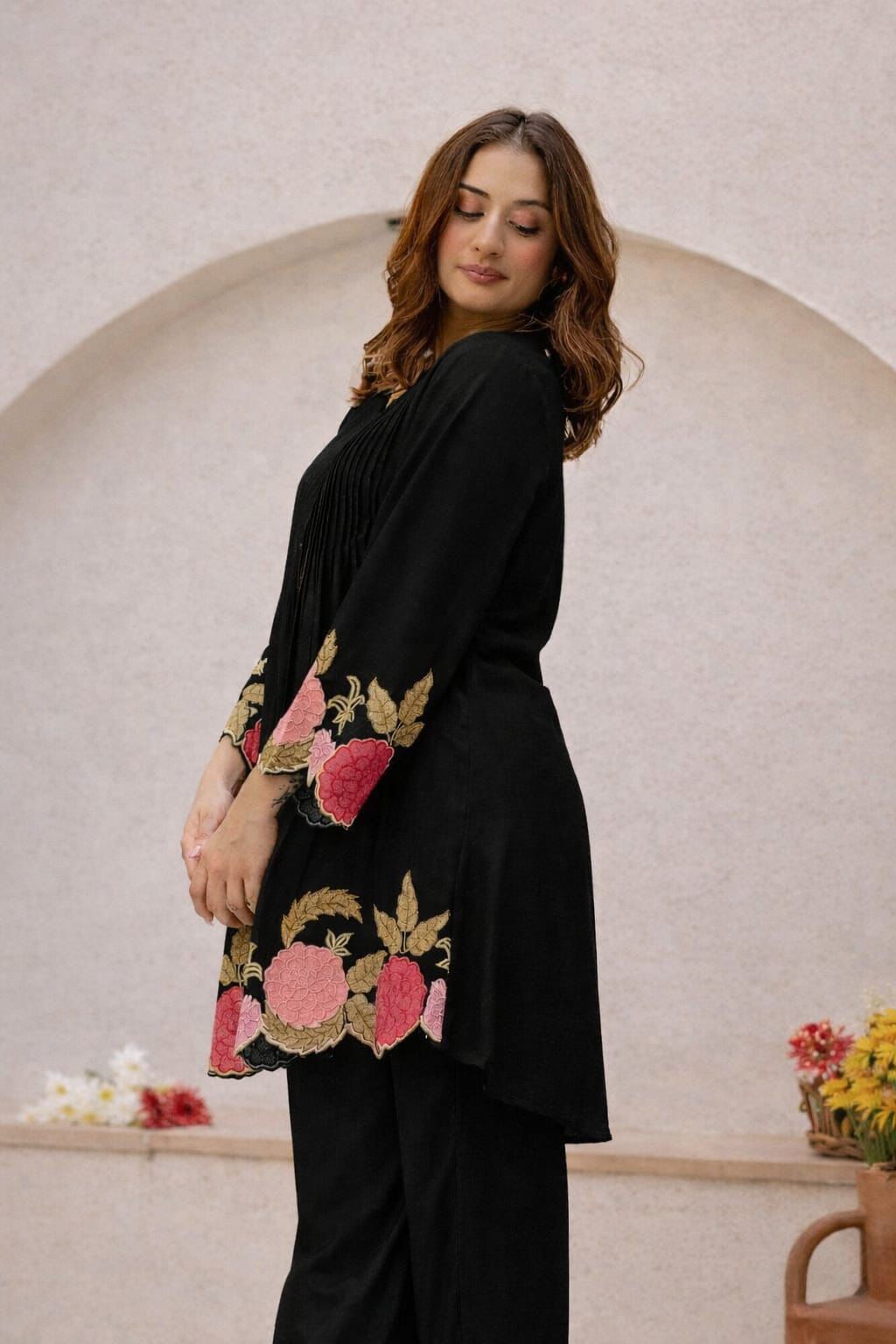Elegant Embroidered Co-ord Set