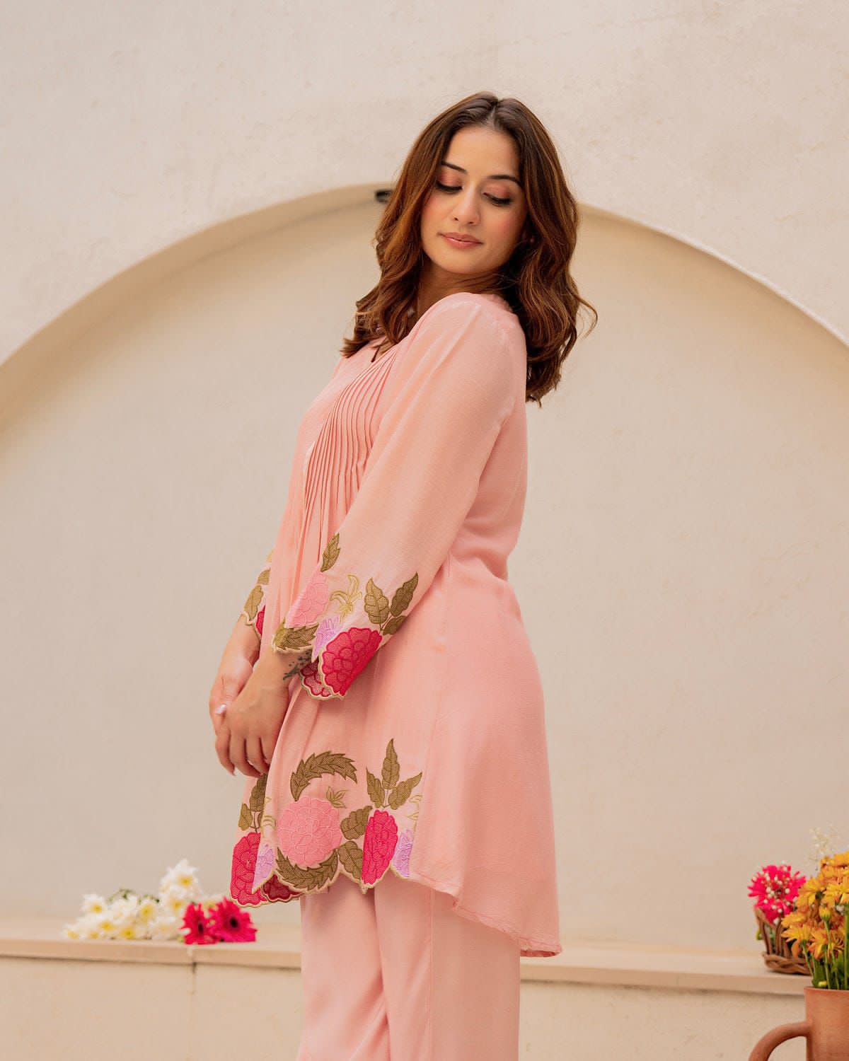 Elegant Embroidered Co-ord Set