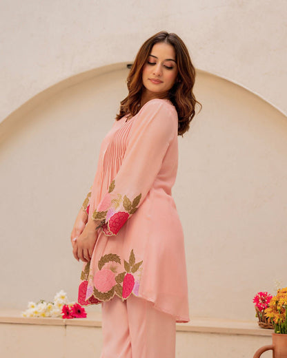 Elegant Embroidered Co-ord Set