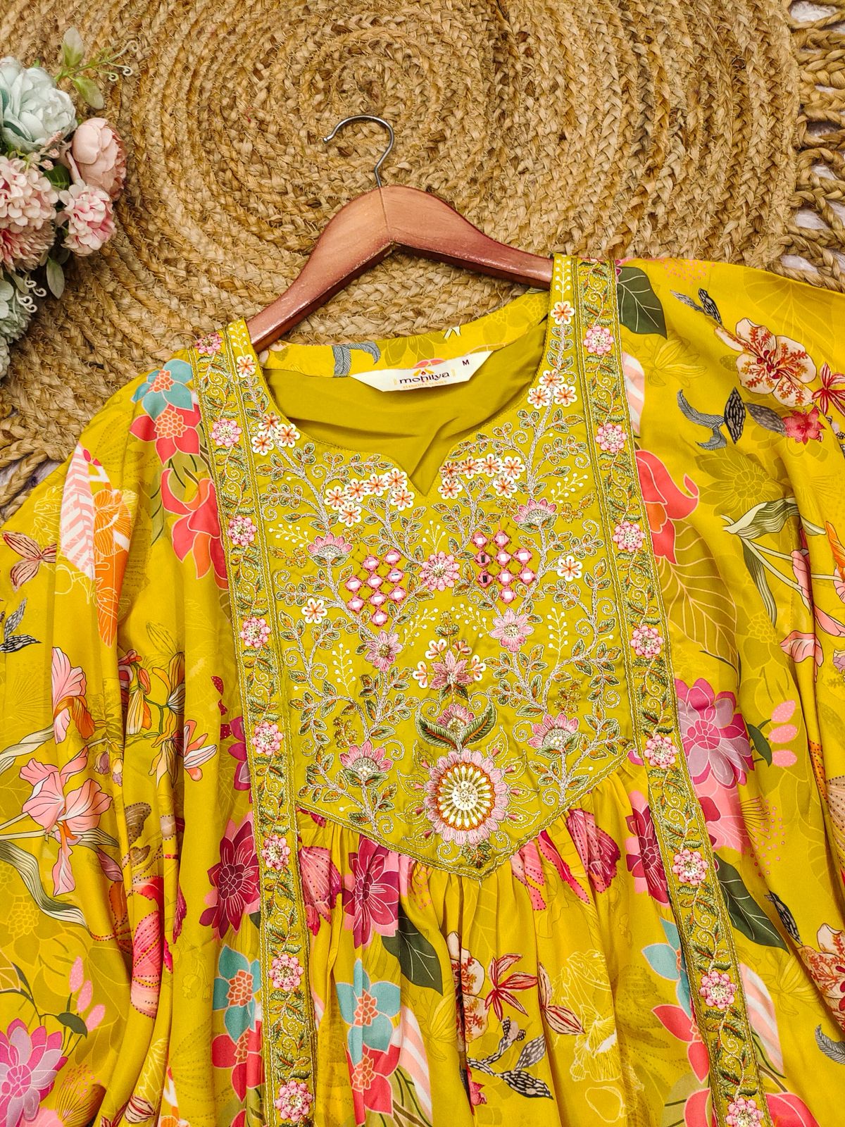 Designer Crepe Kaftan Palazzo Co-ord Set