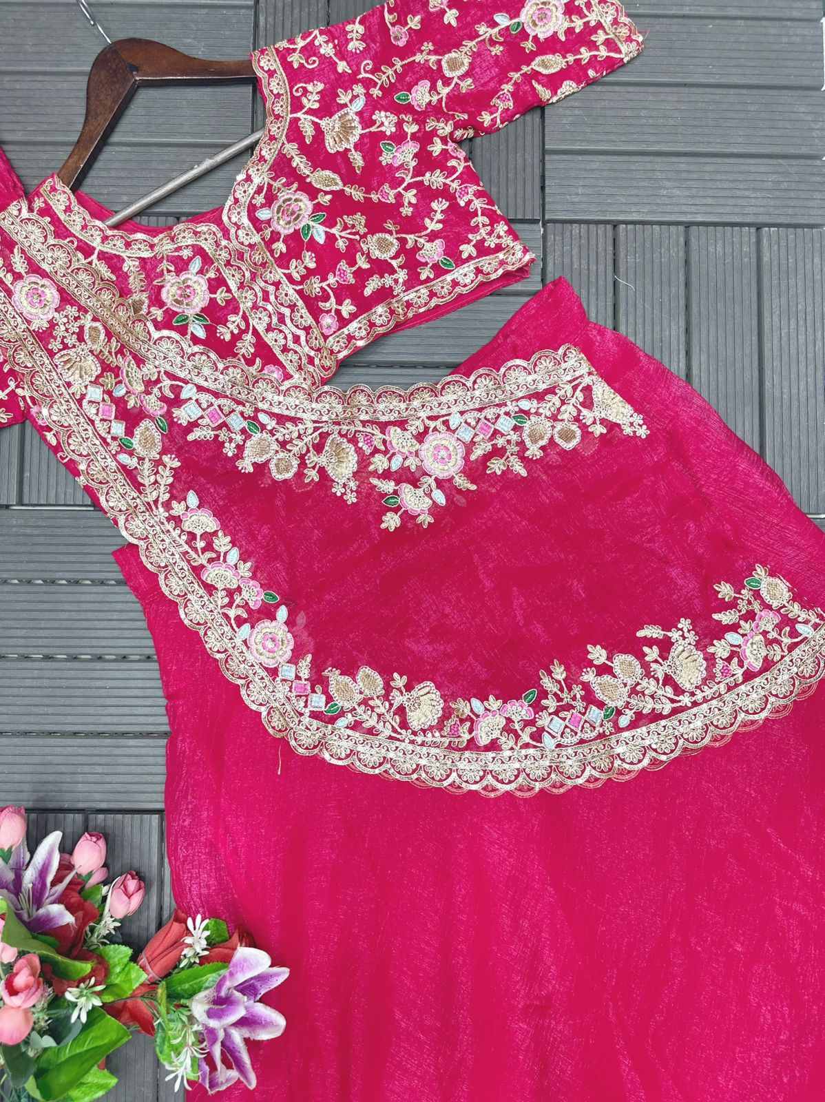 Stunning Designer Embroidered Lehenga Choli