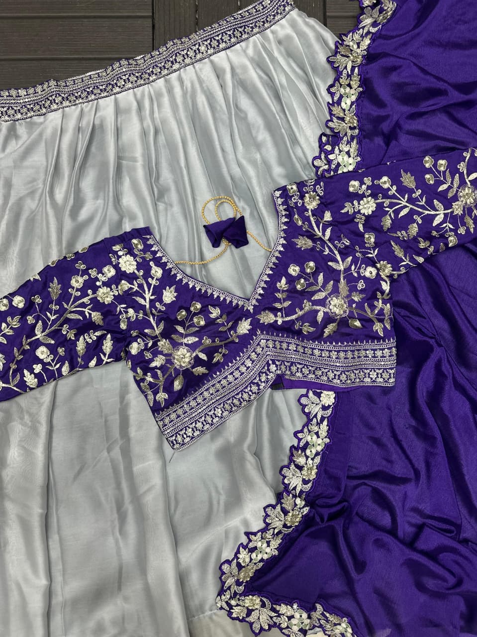 Super Trending Purple Lehenga Choli Set