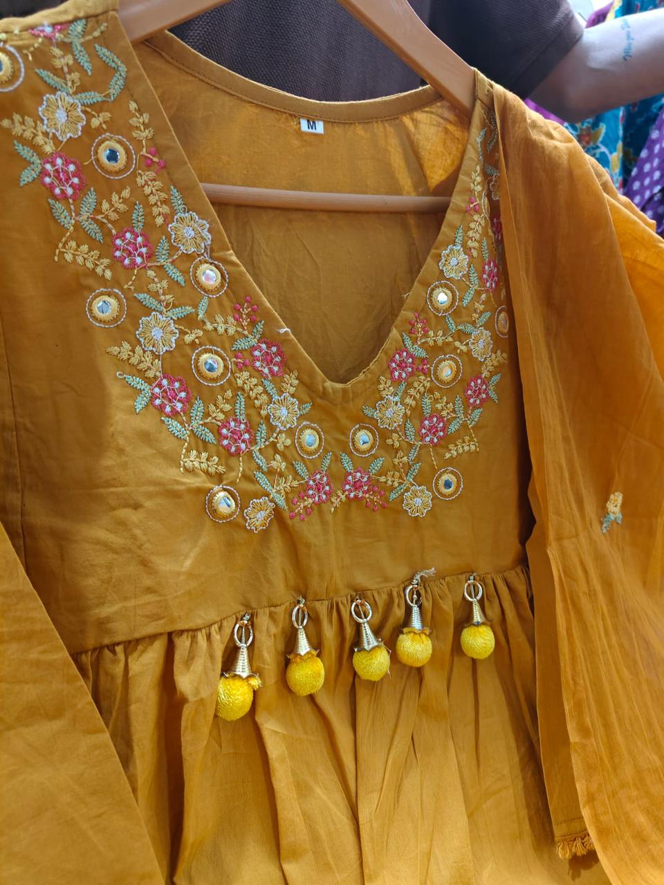 Festival Ready 3-piece Cotton Kurta Set