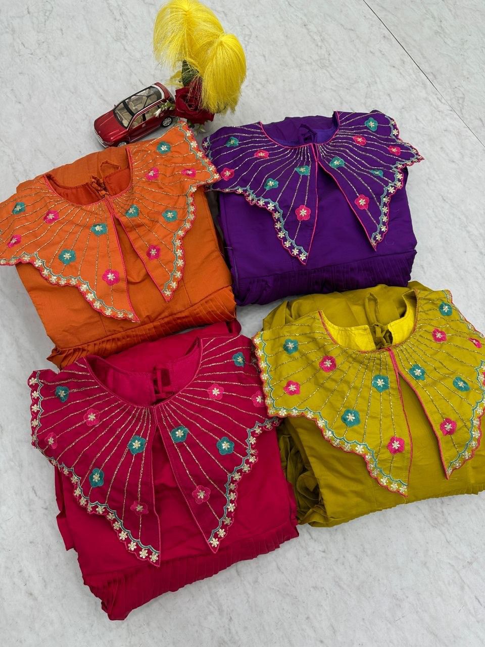 Trending Khatli Work Flared Gown