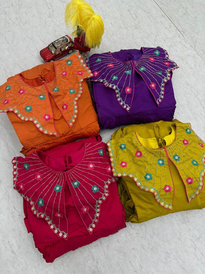 Trending Khatli Work Flared Gown