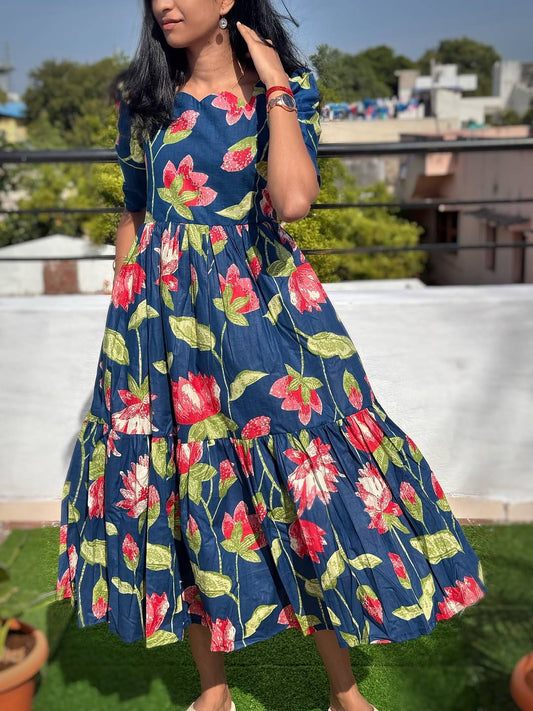 Summer Sunshine Floral Dress