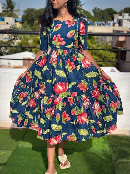 Summer Sunshine Floral Dress