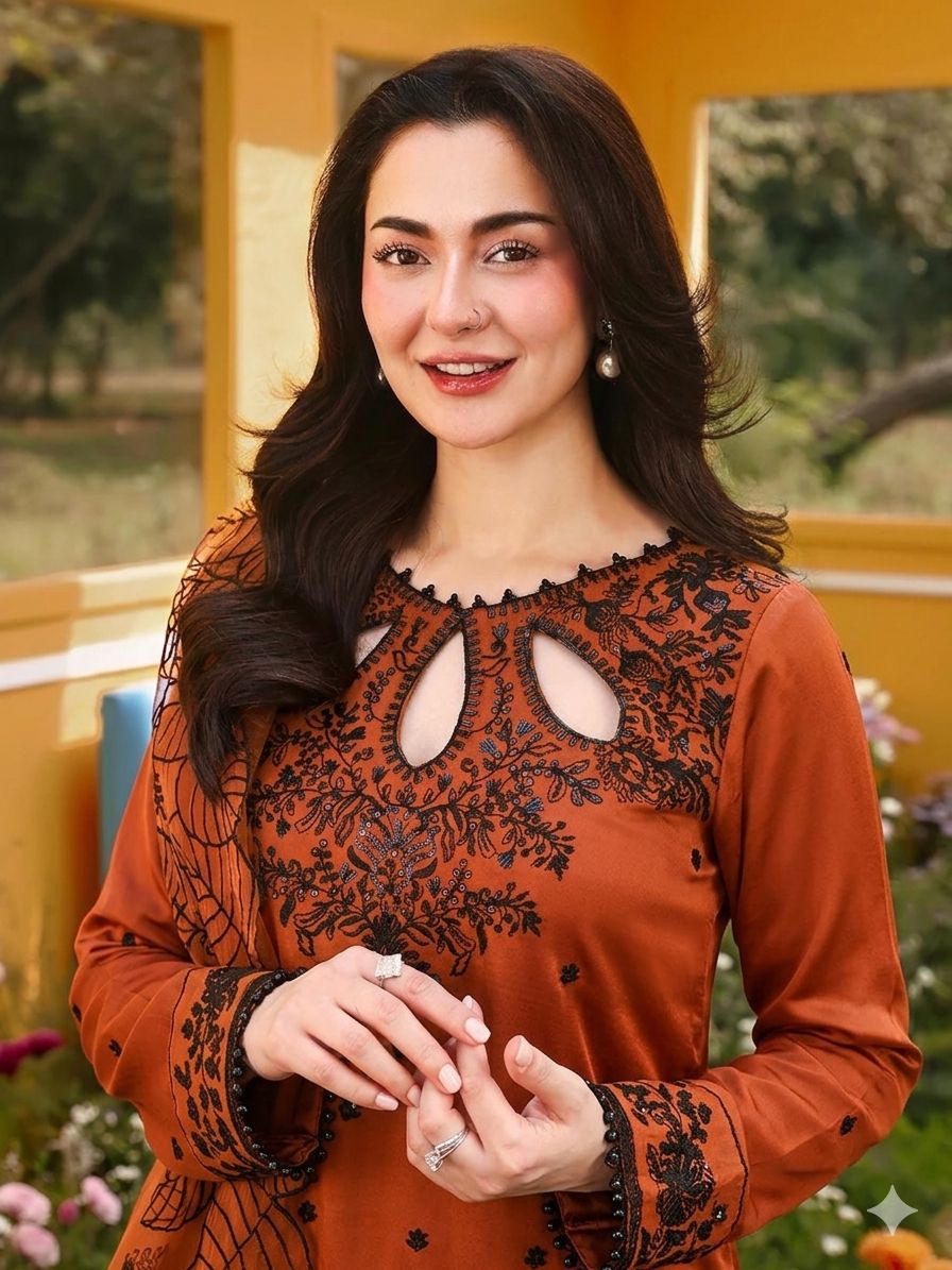 Designer Satin Rayon Party Wear Set