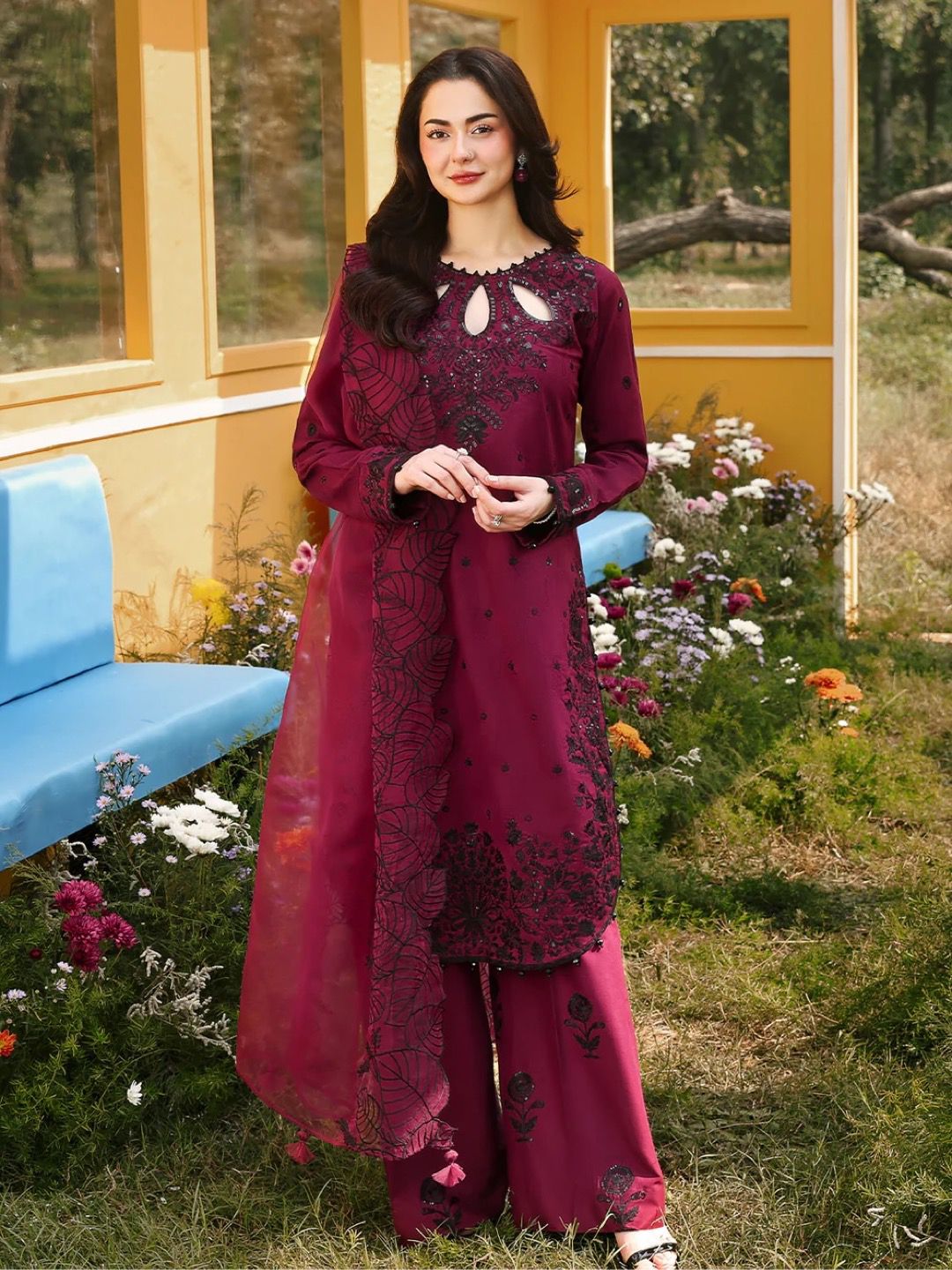 Designer Satin Rayon Party Wear Set