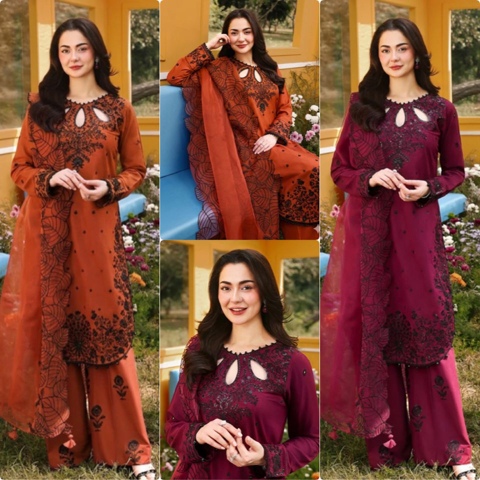 Designer Satin Rayon Party Wear Set